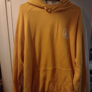Golden yellow American eagle hoodie size XL